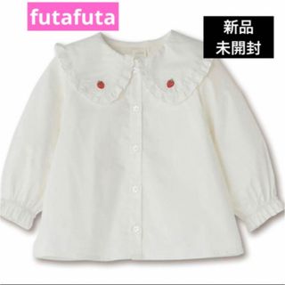 futafuta フタフタ ブラウス いちご刺繍 120(ブラウス)