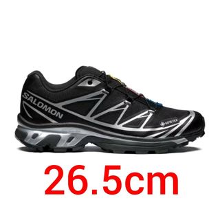 サロモン(SALOMON)の26.5cm Salomon XT-6 GTX GORE-TEX Black(スニーカー)