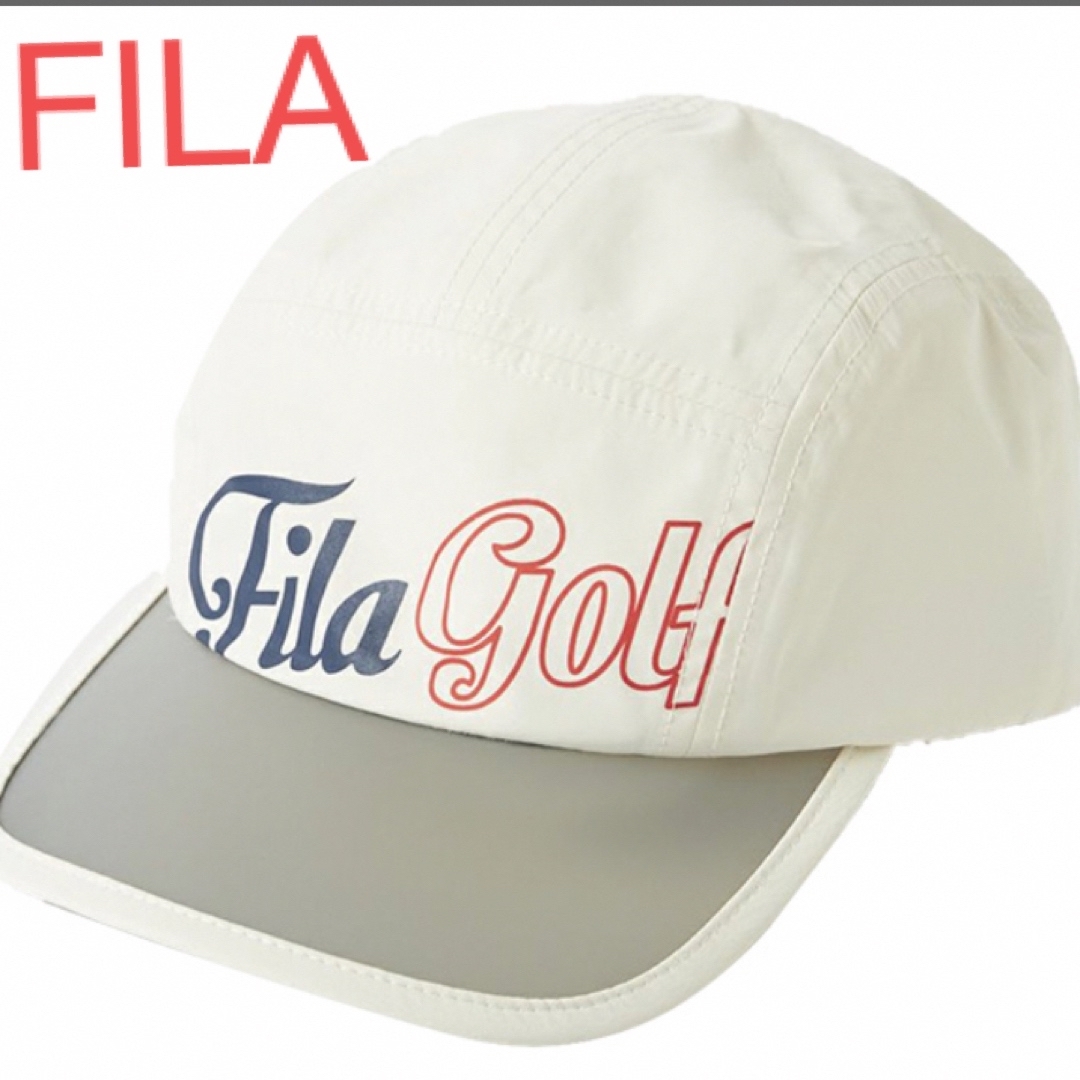 FILA - フィラ レディース レインキャップ 帽子 ホワイト フリーサイズ