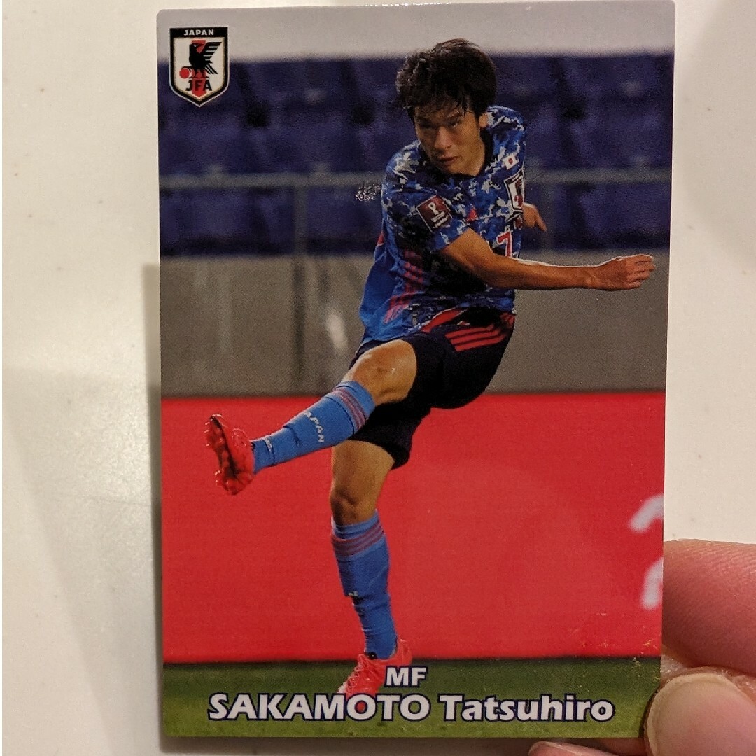 カルビー(カルビー)のCalbee　サッカー　カード　坂元達裕 エンタメ/ホビーのタレントグッズ(スポーツ選手)の商品写真