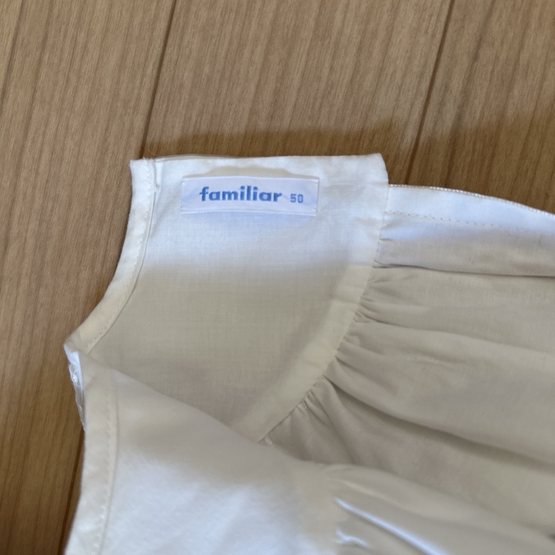 familiar(ファミリア)のファミリア　ベビードレス キッズ/ベビー/マタニティのベビー服(~85cm)(セレモニードレス/スーツ)の商品写真