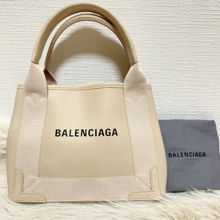 バレンシアガ(Balenciaga)の【正規品バレンシアガ】【1月購入】NavyカバスXS(ハンドバッグ)