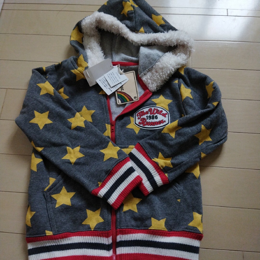 裏起毛　パーカー キッズ/ベビー/マタニティのキッズ服男の子用(90cm~)(Tシャツ/カットソー)の商品写真