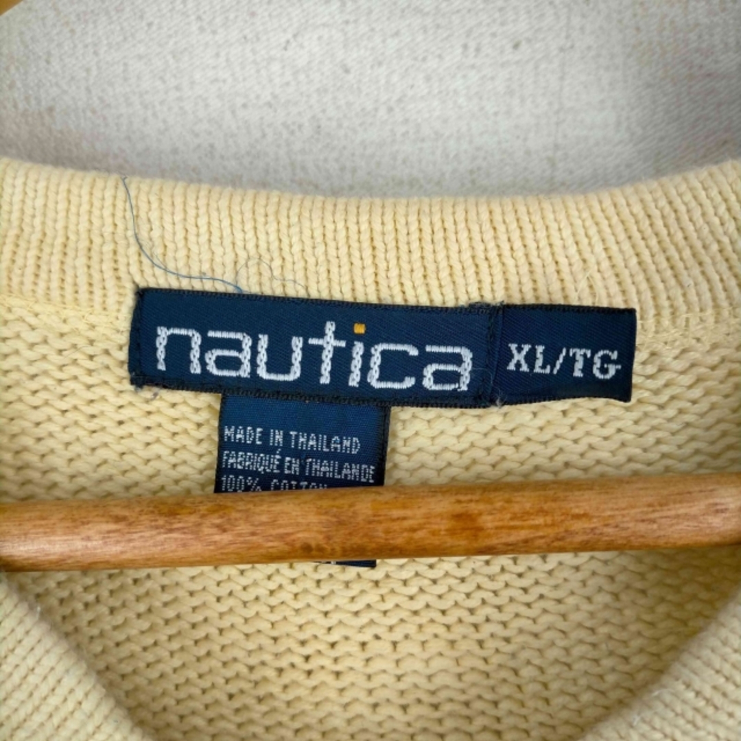 NAUTICA(ノーティカ)のNAUTICA(ノーティカ) Vネックコットンニット メンズ トップス メンズのトップス(ニット/セーター)の商品写真