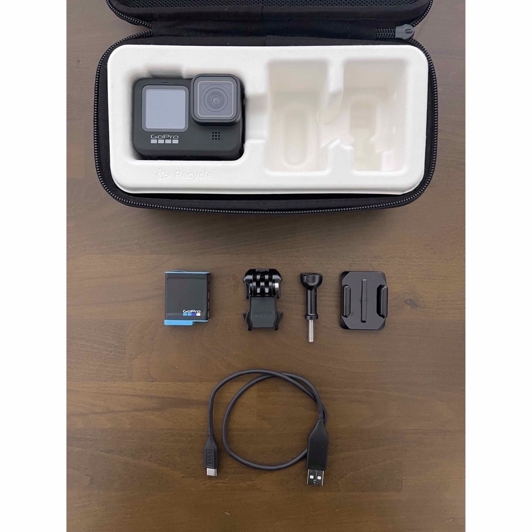 GoPro(ゴープロ)のGoPro HERO 9 BLACK【元箱保証書付き】 スマホ/家電/カメラのカメラ(ビデオカメラ)の商品写真