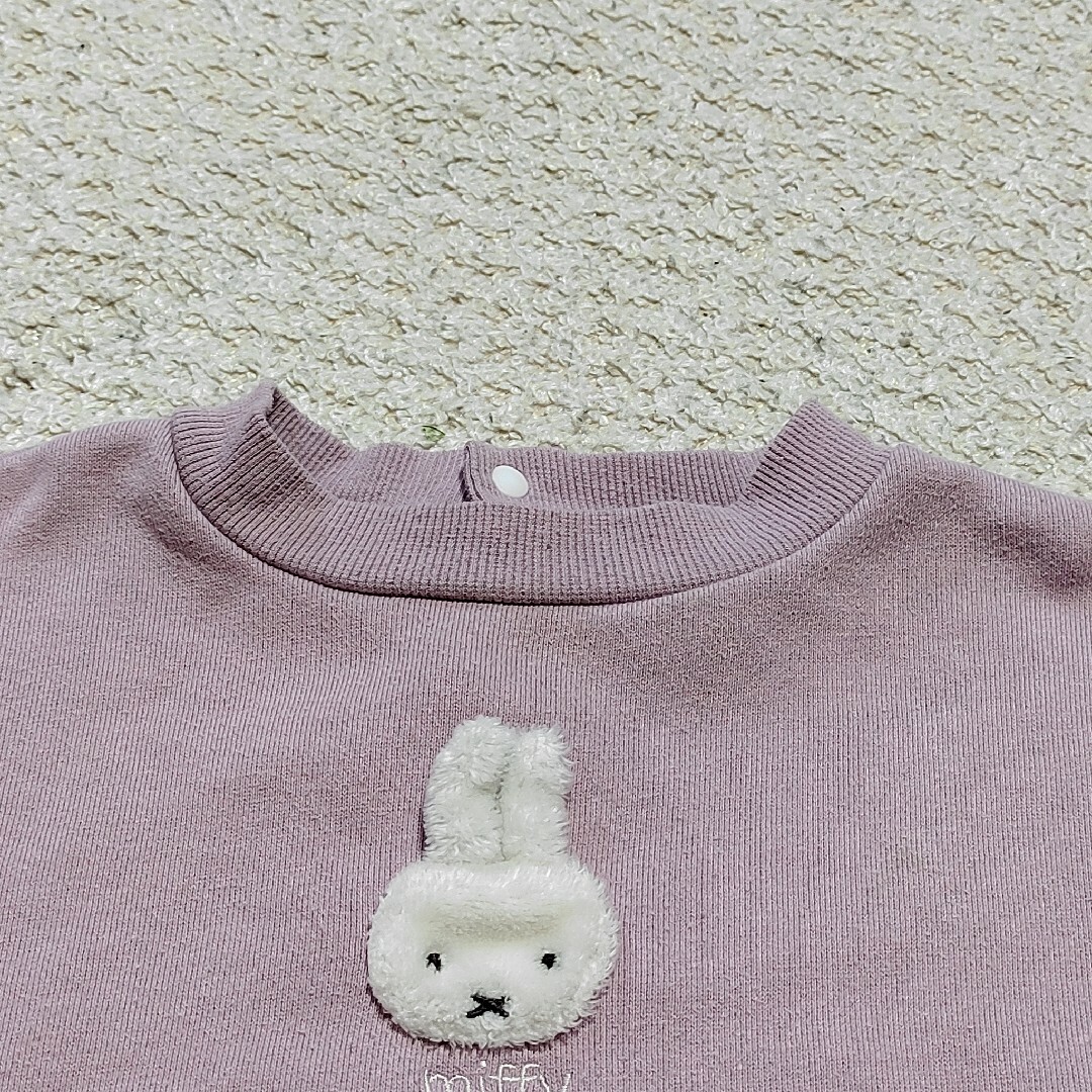 petit main(プティマイン)の＊ベビー＊90 プティマイン miffy 長袖  長め トレーナー トップス キッズ/ベビー/マタニティのキッズ服女の子用(90cm~)(Tシャツ/カットソー)の商品写真