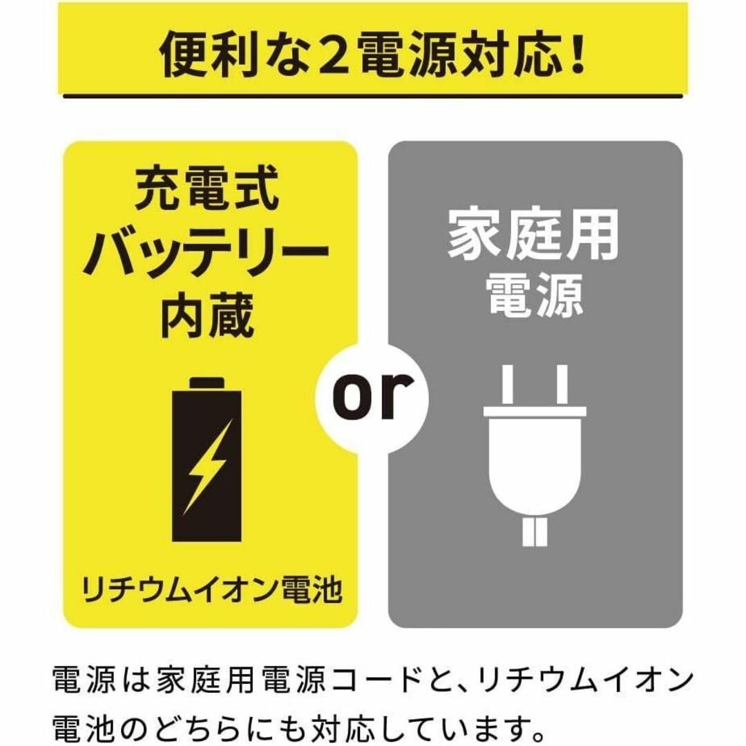 リビング扇風機 折りたたみファン 2電源　コードレス  クリームベージュ スマホ/家電/カメラの冷暖房/空調(扇風機)の商品写真