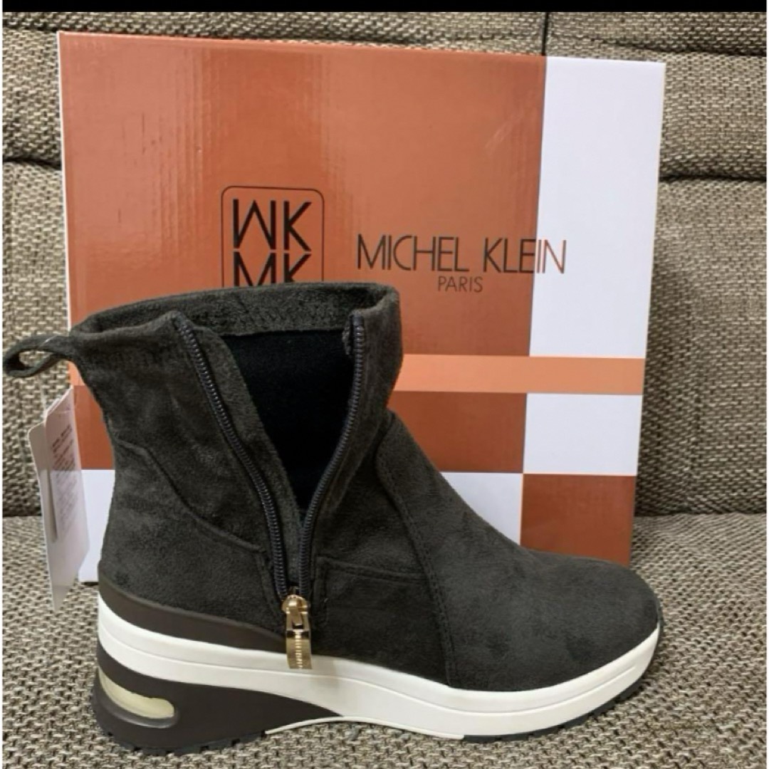 MICHEL KLEIN(ミッシェルクラン)のMICHEL KLEINショートブーツ撥水加工 エアーソール(23.5cm) レディースの靴/シューズ(ブーツ)の商品写真