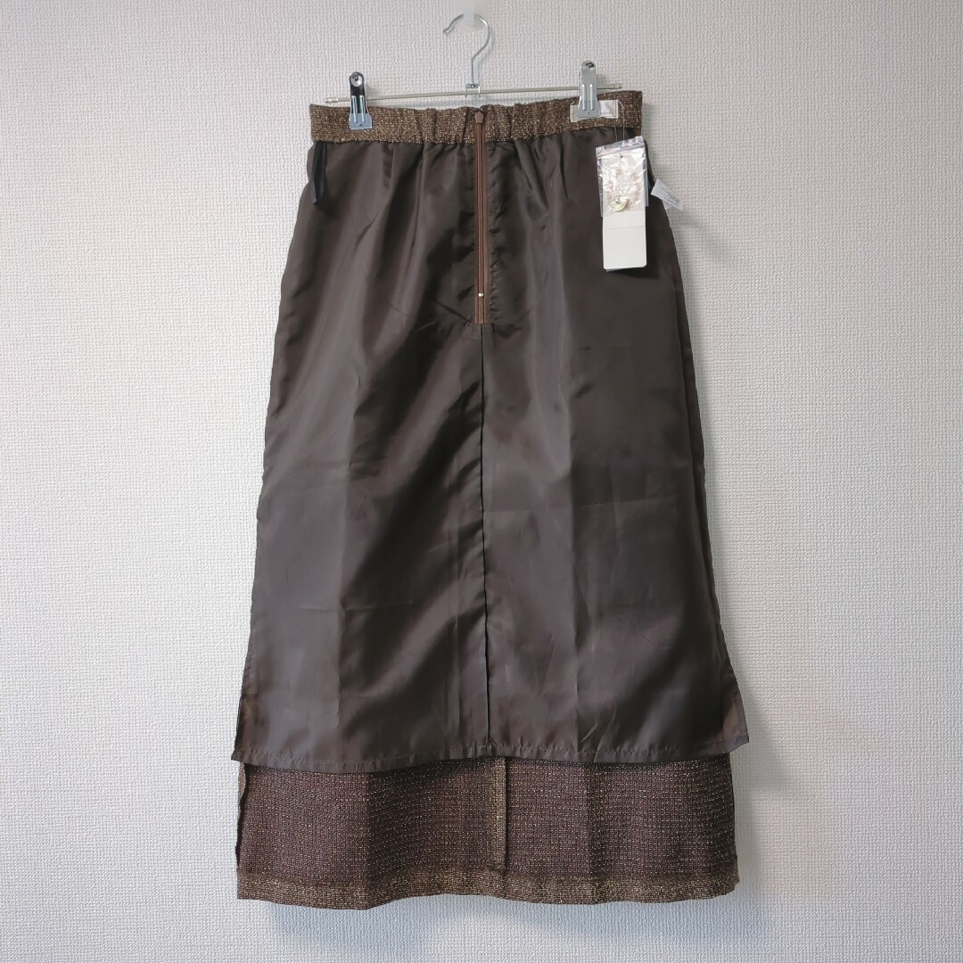 Techichi(テチチ)の新品 Techichi テチチ ツイードタイトスカート レディースのスカート(ロングスカート)の商品写真