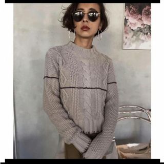 STRATUM TURTLE KNIT / AMERIレディース