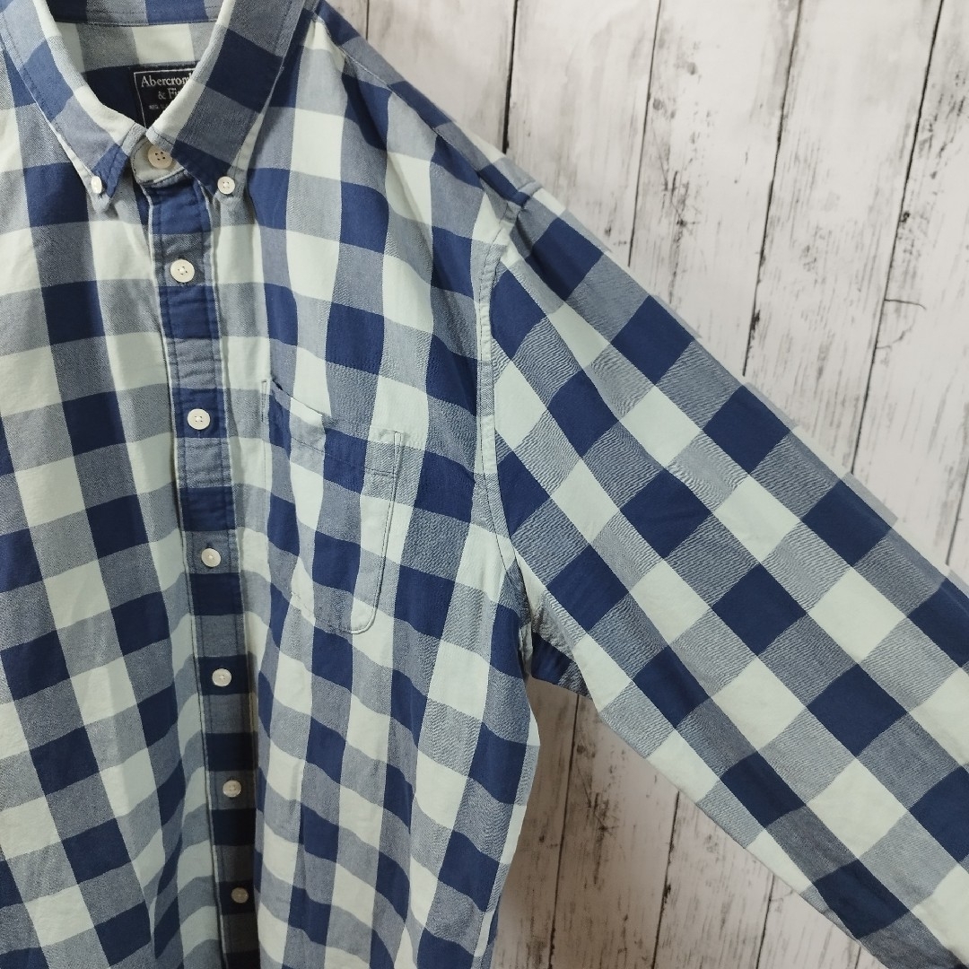 Abercrombie&Fitch(アバクロンビーアンドフィッチ)の【Abercrombie & Fitch】Plaid Shirt　D317 メンズのトップス(シャツ)の商品写真