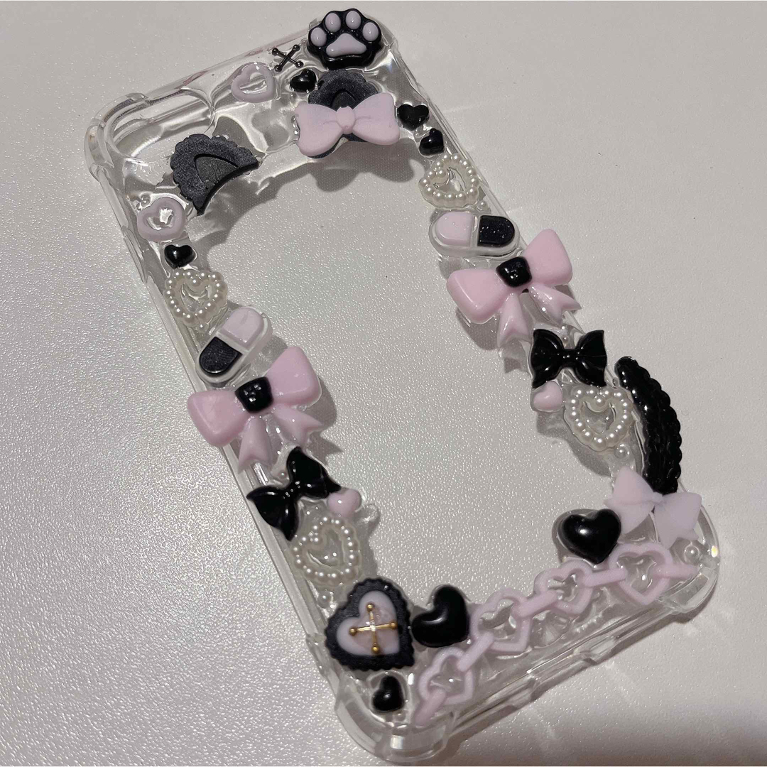 iPhoneケース デコ レジン 量産型 iPhone7.8.SE 対応 ケース スマホ/家電/カメラのスマホアクセサリー(iPhoneケース)の商品写真