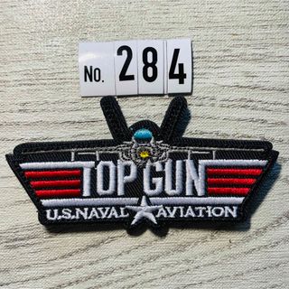 トップガン top gun  ☆ 刺繍ワッペン ベルクロ付(個人装備)