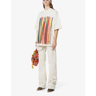 PALM ANGELS - Palm Angels x Missoni エンブロイダリー タッセル Tシャツ