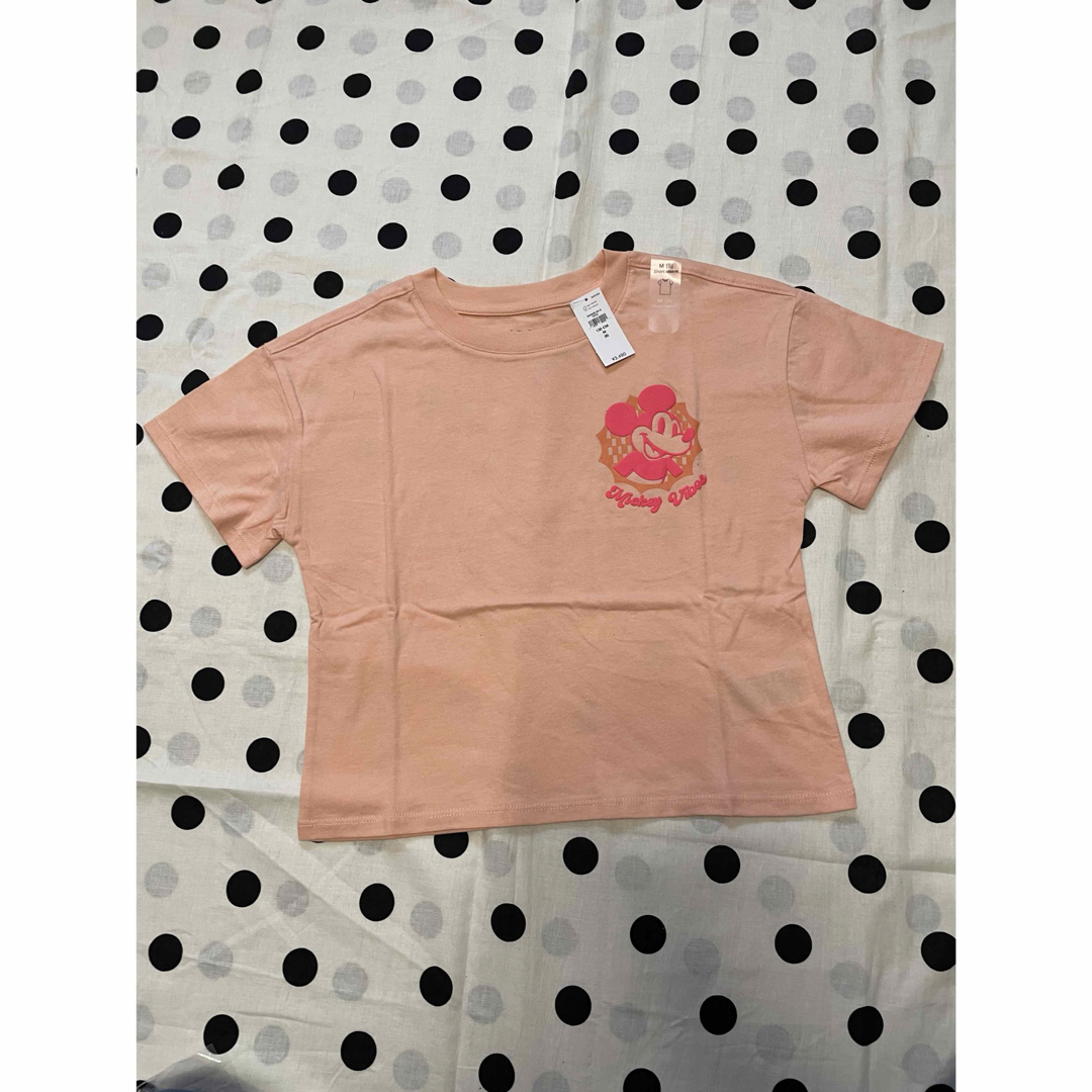 GAP Kids(ギャップキッズ)の【新品】Gapkids 130㎝　ミッキー　GAP Tシャツ オレンジ キッズ/ベビー/マタニティのキッズ服女の子用(90cm~)(Tシャツ/カットソー)の商品写真