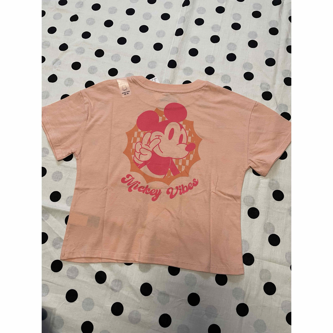 GAP Kids(ギャップキッズ)の【新品】Gapkids 130㎝　ミッキー　GAP Tシャツ オレンジ キッズ/ベビー/マタニティのキッズ服女の子用(90cm~)(Tシャツ/カットソー)の商品写真