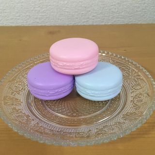 ころんっとかわいい♪ マカロンケース 3コ♪(小物入れ)