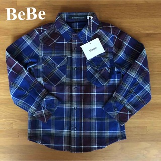 ベベ(BeBe)のフランネルシャツ　BeBe  110(Tシャツ/カットソー)