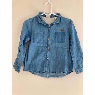 ザラキッズ(ZARA KIDS)の92cm ZARA デニムシャツ(ブラウス)