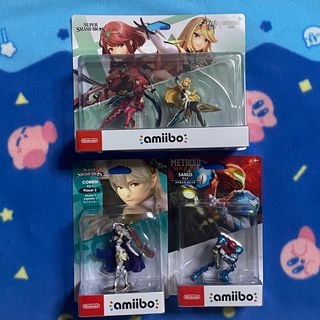 ニンテンドウ(任天堂)のamiibo ホムラ　ヒカリ　カムイ2P サムス　スマブラ　ゼノブレイド　ＦＥ(アニメ/ゲーム)