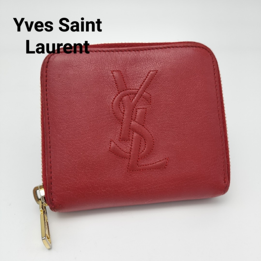 Yves Saint Laurent(イヴサンローラン)の極美品✨イヴサンローラン　折り財布　コンパクト レディースのファッション小物(財布)の商品写真