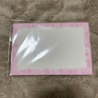 タカ印 ショーカード 花枠ハガキサイズ プライス/値札/メッセージカード(その他)