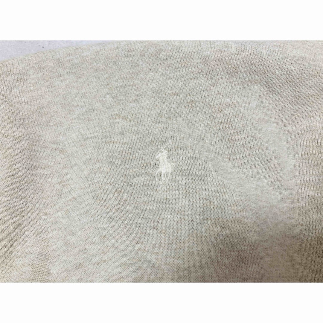 POLO RALPH LAUREN(ポロラルフローレン)の♡ポロラルフローレン♡裏起毛パーカー　クリームベージュ　ロゴ刺繍　ゆったりサイズ レディースのトップス(パーカー)の商品写真