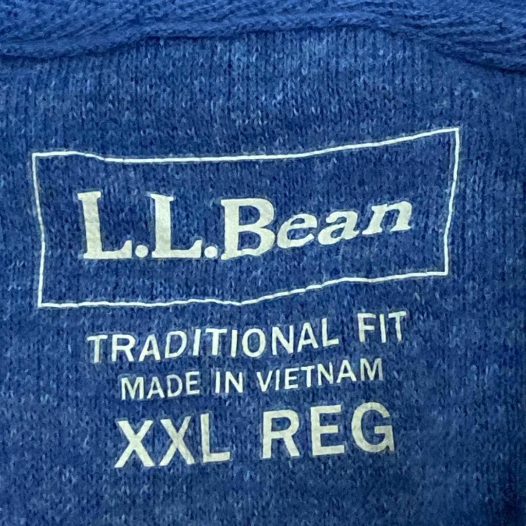 L.L.Bean(エルエルビーン)のエルエルビーン スウェットパーカー ハーフボタン  US古着 ao2 メンズのトップス(パーカー)の商品写真