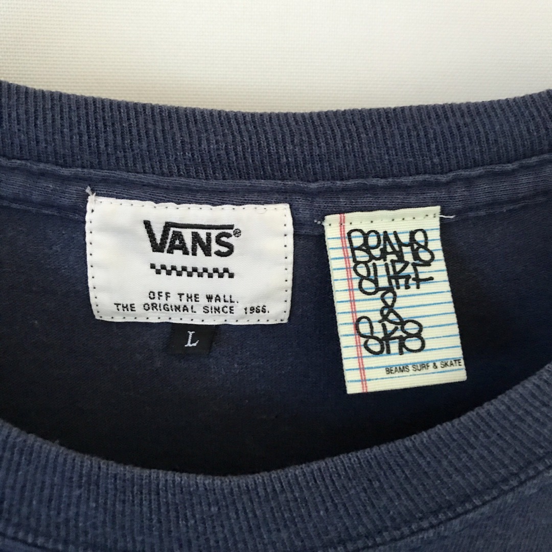 VANS(ヴァンズ)のVANS★BEAMS SSZ★裏VANS★ロングスリーブTシャツ メンズのトップス(Tシャツ/カットソー(七分/長袖))の商品写真