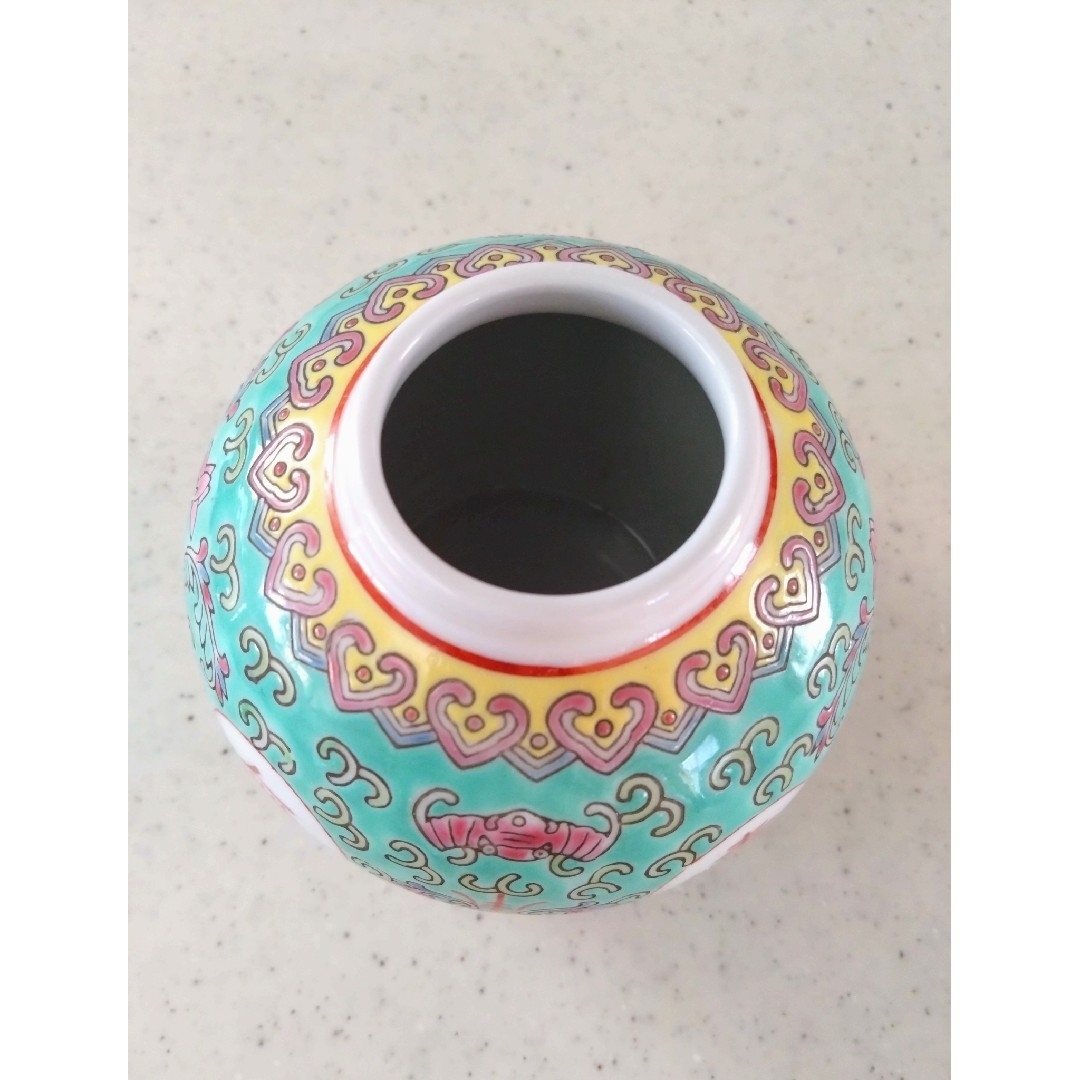 景徳鎮】中国 茶壺 茶筒 中国景徳鎮 洋連 粉砕色絵磁器 祝文字の 景徳鎮】中国 茶壺 茶筒 中国景徳鎮 洋連 粉砕色絵磁器 祝文字の