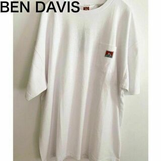 ベンデイビス(BEN DAVIS)の新品 ベンデイビス 半袖 オーバーサイズ Tシャツ メンズ 白(Tシャツ/カットソー(半袖/袖なし))