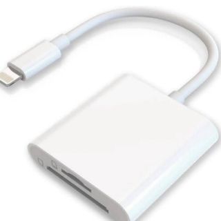 ✨大特価✨iPhone MicroSD/SDカードリーダー_Lightning(PC周辺機器)