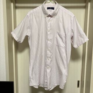 青山 - 洋服の青山　メンズ　半袖　ワイシャツ　PERSON'S FOR MEN 薄ピンク