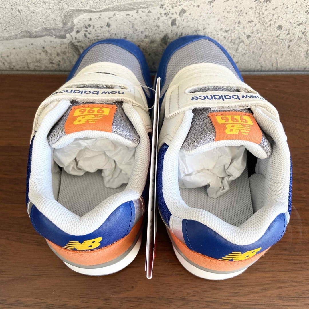 New Balance - 【新品】15.5センチ ブルー×オレンジ New Balance - 【新品】15.5センチ ブルー×オレンジ