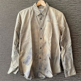 マルタンマルジェラ(Maison Martin Margiela)のMaison Martin Margiela タイダイブリーチシャツ 44(シャツ)