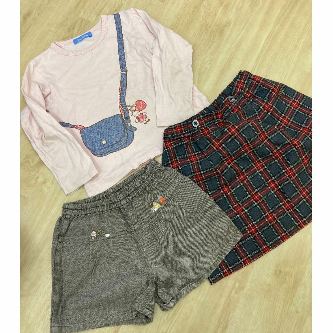 familiar(ファミリア)の110センチ3枚セット　ファミリア キッズ/ベビー/マタニティのキッズ服女の子用(90cm~)(その他)の商品写真