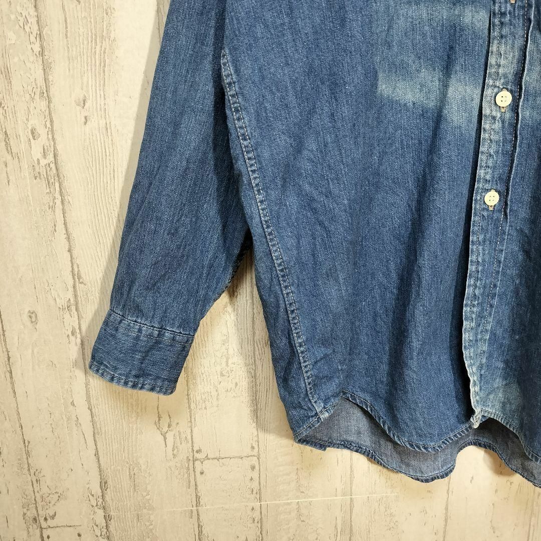 Wrangler(ラングラー)のWrangler　デニム長袖シャツ　90s　韓国製ビンテージ　ウエスタン メンズのトップス(シャツ)の商品写真