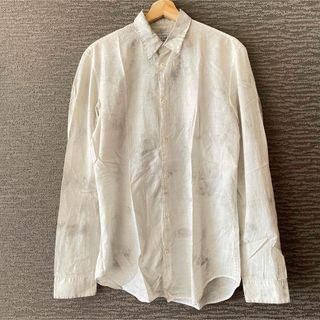 マルタンマルジェラ(Maison Martin Margiela)のMaison Margiela 炭 汚れ加工 ビンテージ加工 シャツ 40(シャツ)