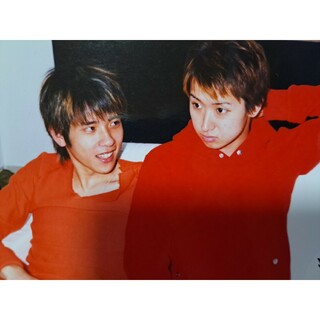 アラシ(嵐)の嵐 大野智 二宮和也 公式写真 自然体(アイドルグッズ)