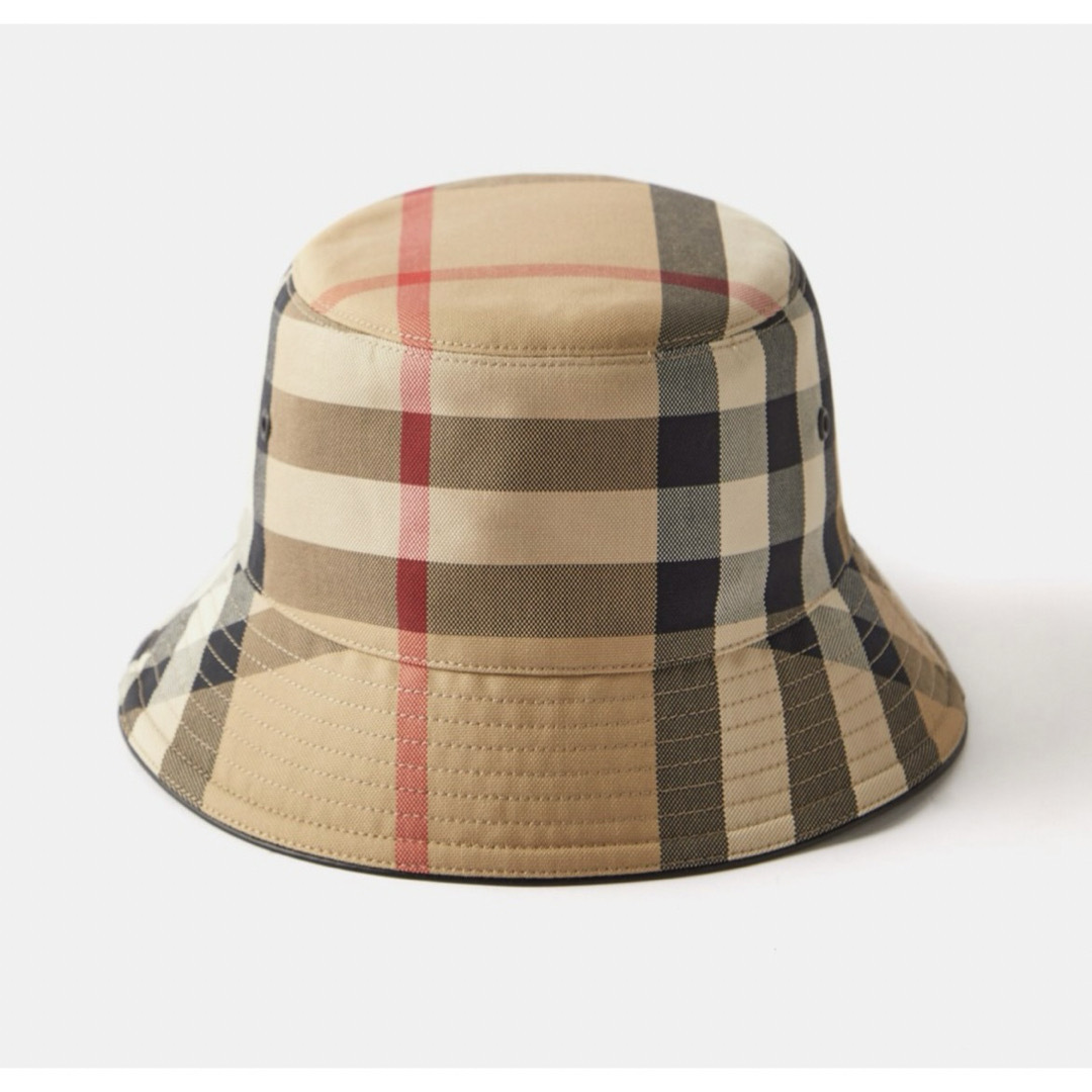 BURBERRY(バーバリー)の新品　Burberry チェック　コットン　バケットハット　Mサイズ メンズの帽子(ハット)の商品写真