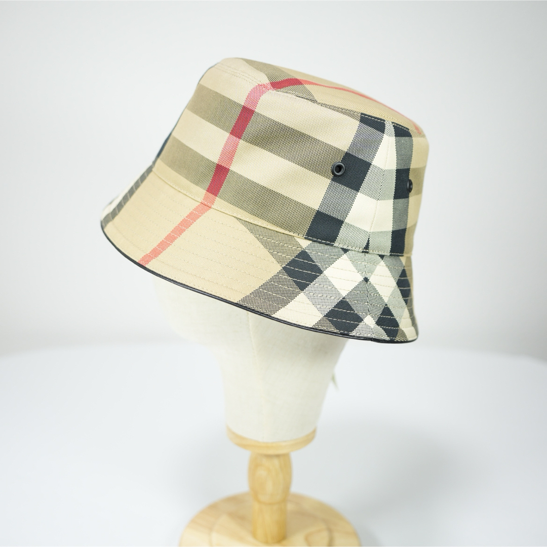 BURBERRY(バーバリー)の新品　Burberry チェック　コットン　バケットハット　Mサイズ メンズの帽子(ハット)の商品写真