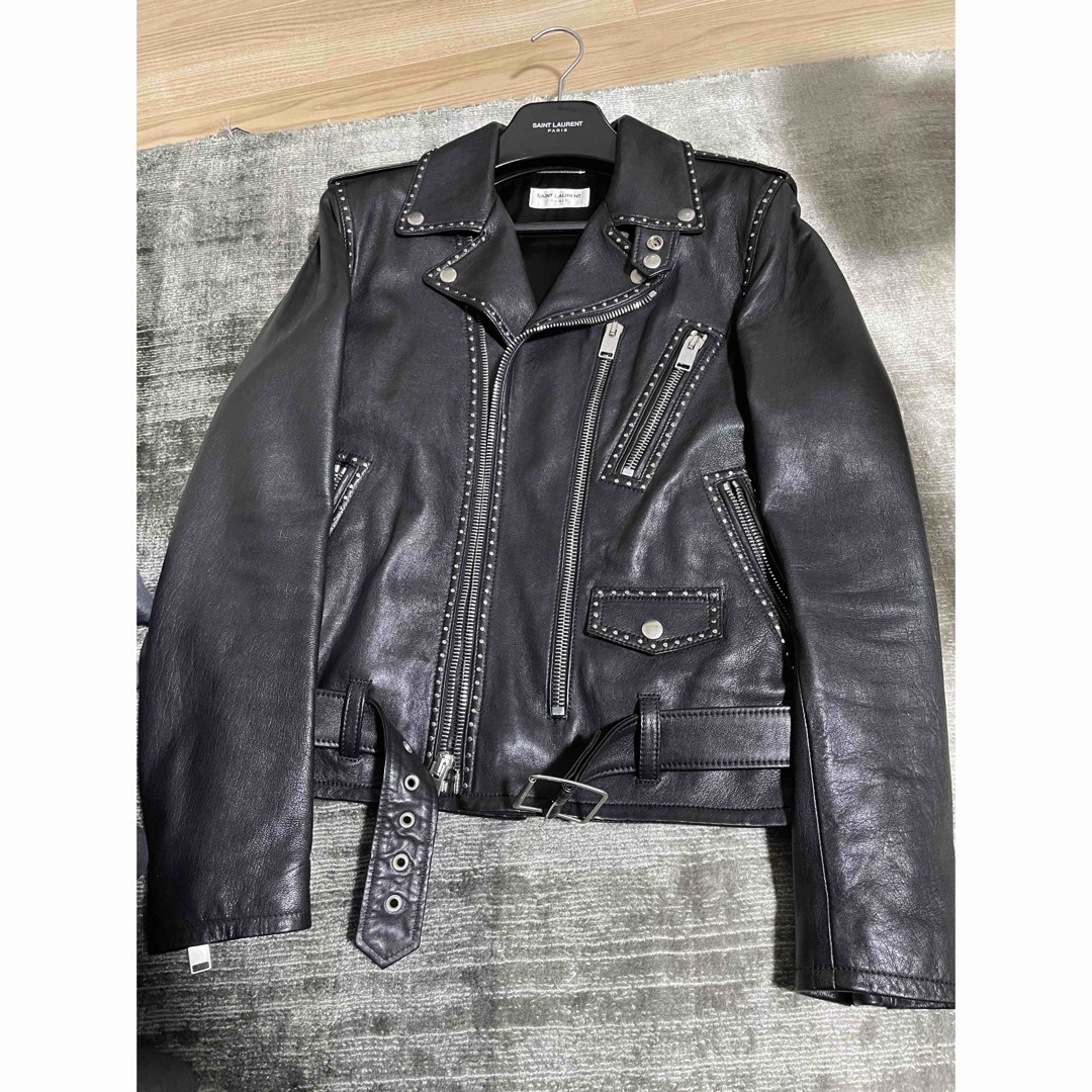 Saint Laurent(サンローラン)のサンローラン L17 44 14AW 2014AW ライダース L01 レザー メンズのジャケット/アウター(ライダースジャケット)の商品写真