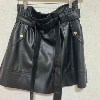 ザラ(ZARA)のZara レザースカート(ミニスカート)