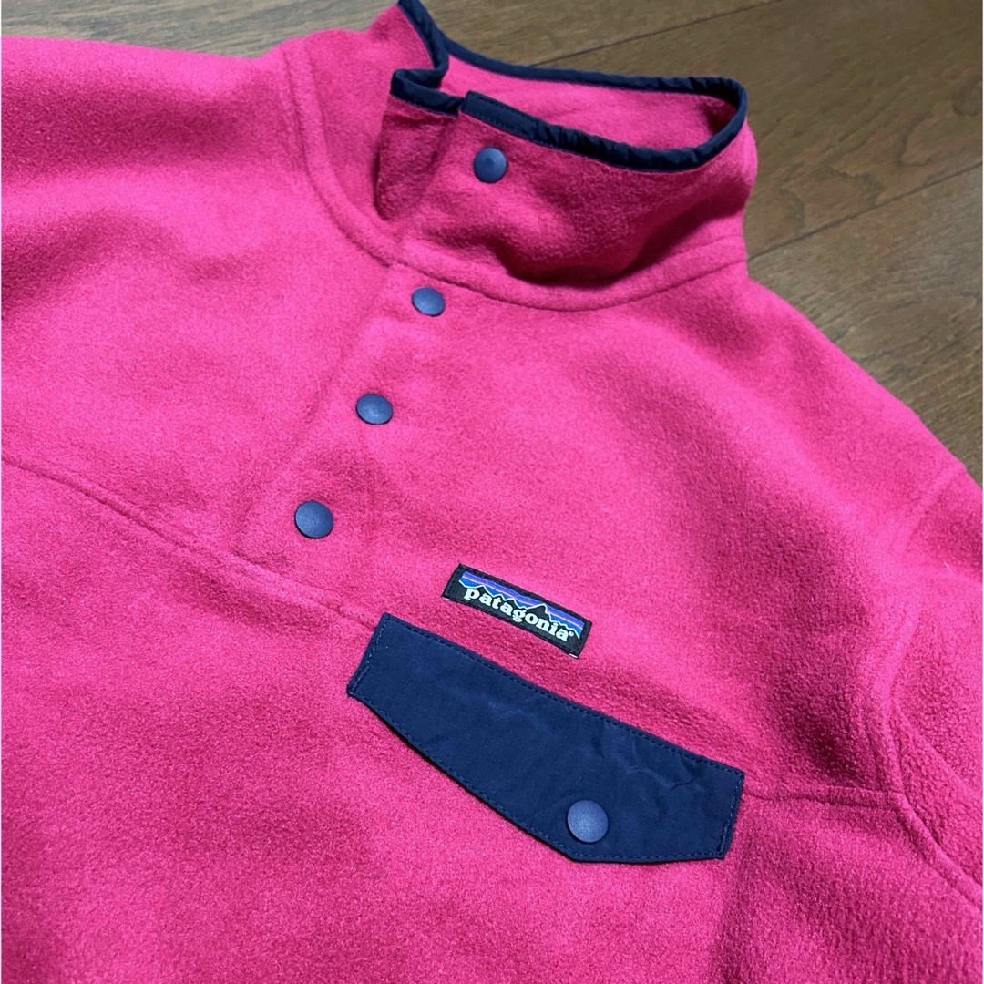 patagonia(パタゴニア)の【希少ピンク】パタゴニア スナップt  2017年製 シンチラMENS Lサイズ メンズのジャケット/アウター(ブルゾン)の商品写真