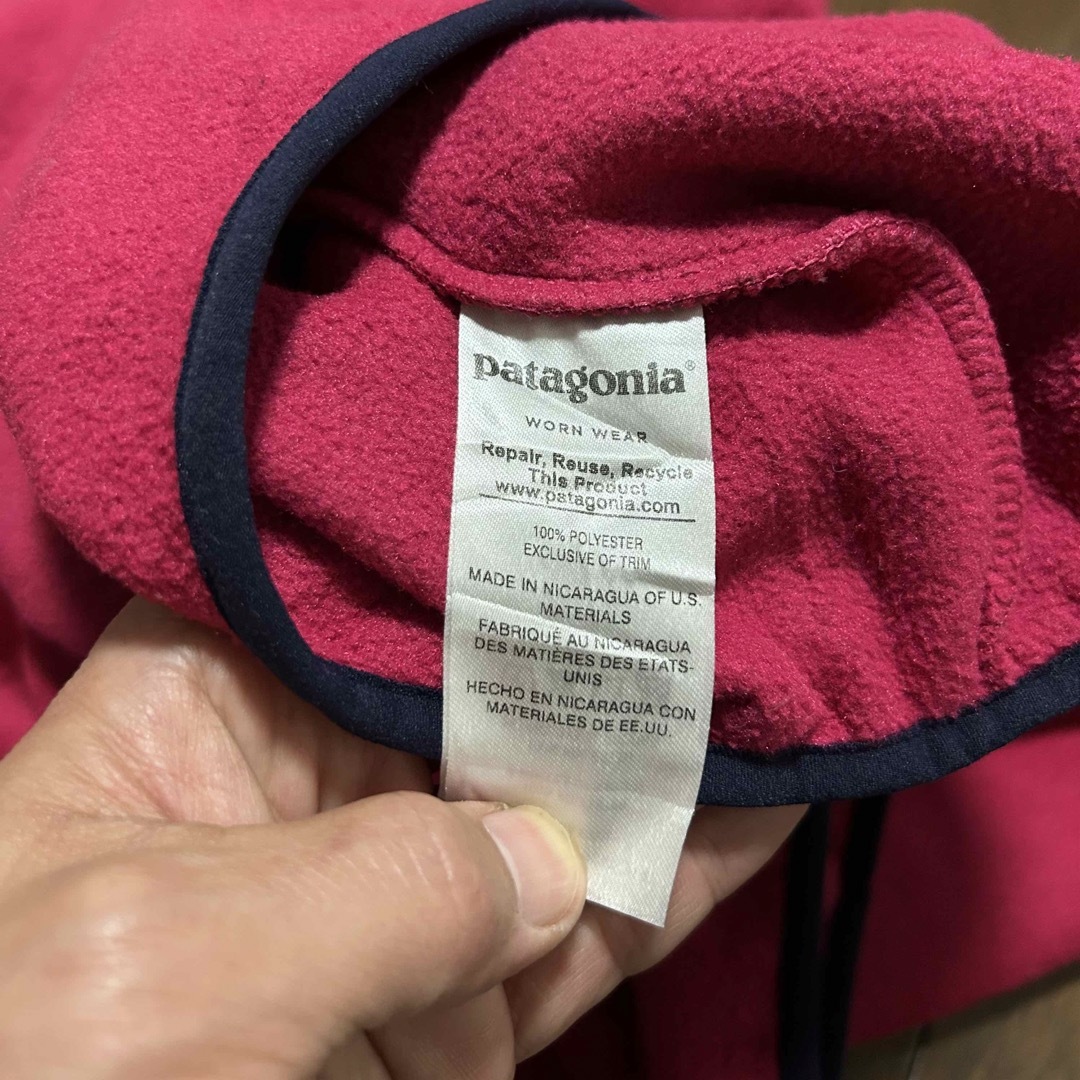 patagonia(パタゴニア)の【希少ピンク】パタゴニア スナップt  2017年製 シンチラMENS Lサイズ メンズのジャケット/アウター(ブルゾン)の商品写真