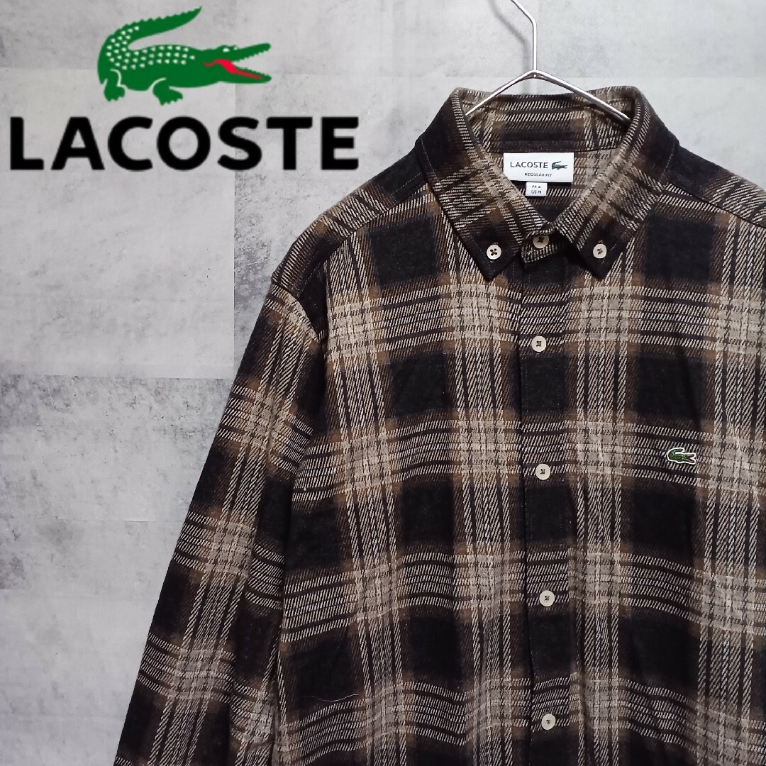 LACOSTE(ラコステ)のLACOSTE ラコステ メンズシャツ US M(日本Lサイズ) メンズのトップス(シャツ)の商品写真