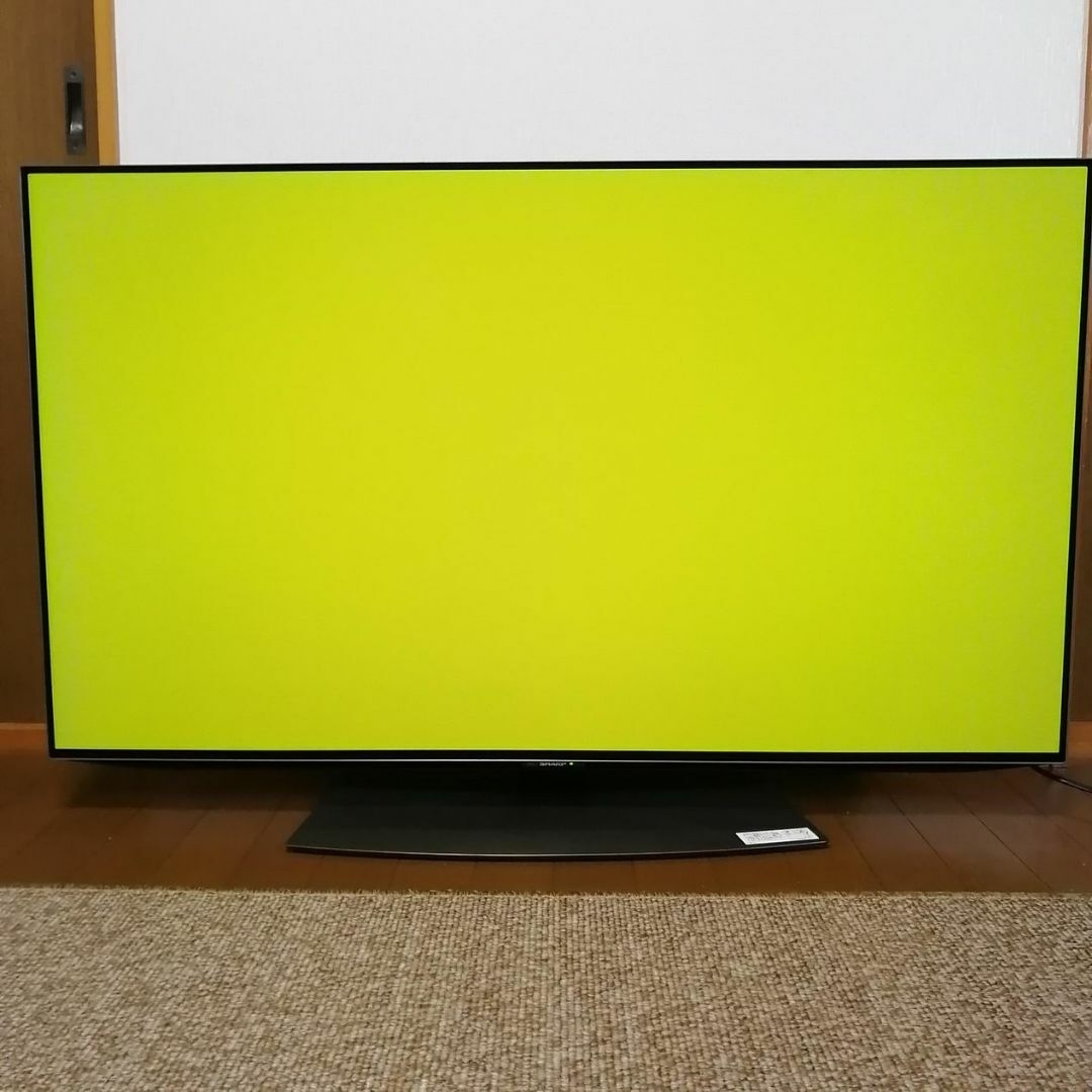 SHARP(シャープ)の美品 シャープ 4K 有機ELテレビ 48V型 4T-C48CQ1 2021年 スマホ/家電/カメラのテレビ/映像機器(テレビ)の商品写真