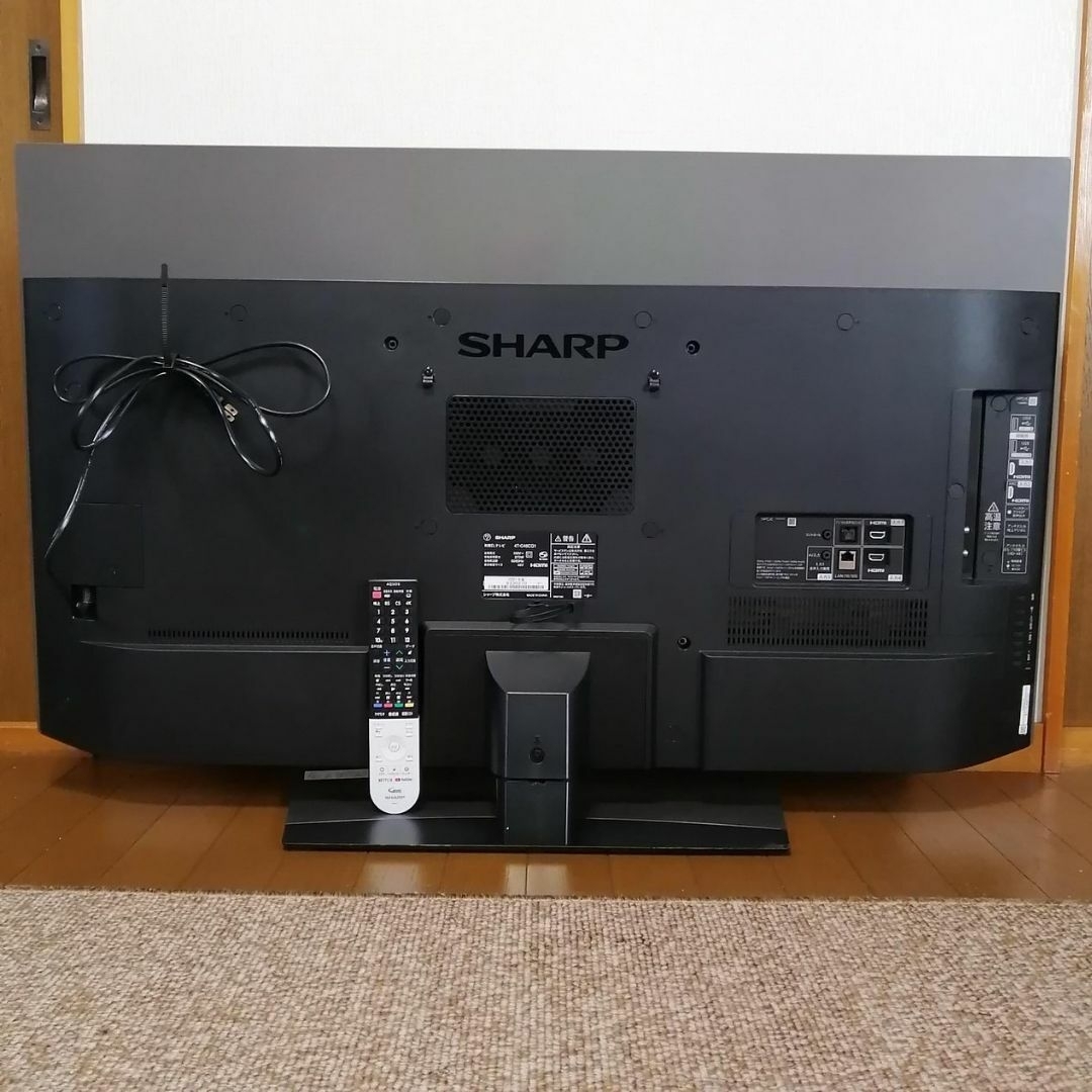 SHARP(シャープ)の美品 シャープ 4K 有機ELテレビ 48V型 4T-C48CQ1 2021年 スマホ/家電/カメラのテレビ/映像機器(テレビ)の商品写真