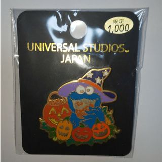 セサミストリート(SESAME STREET)のUSJ ハロウィン  ピンバッジ クッキーモンスター 限定(キャラクターグッズ)