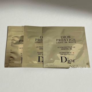 クリスチャンディオール(Christian Dior)のDIOR ディオールプレステージホワイトルプロテクターUVミネラルBB00 3包(BBクリーム)